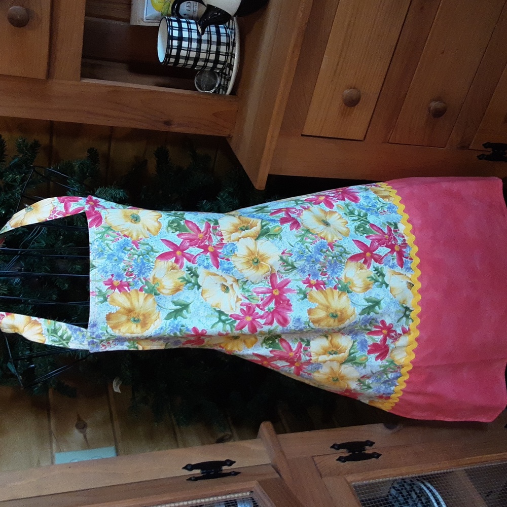 Apron handmade reversible